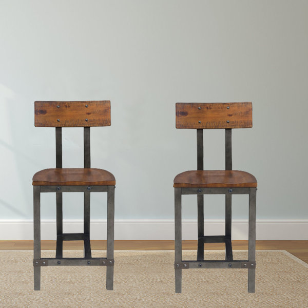 Williston Wooden Counter Height Chairs Dining Chairs Hardwood